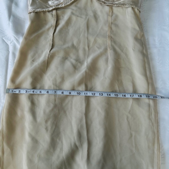 Gold and silver sequined petite evening dress 14P - Picture 13 of 13